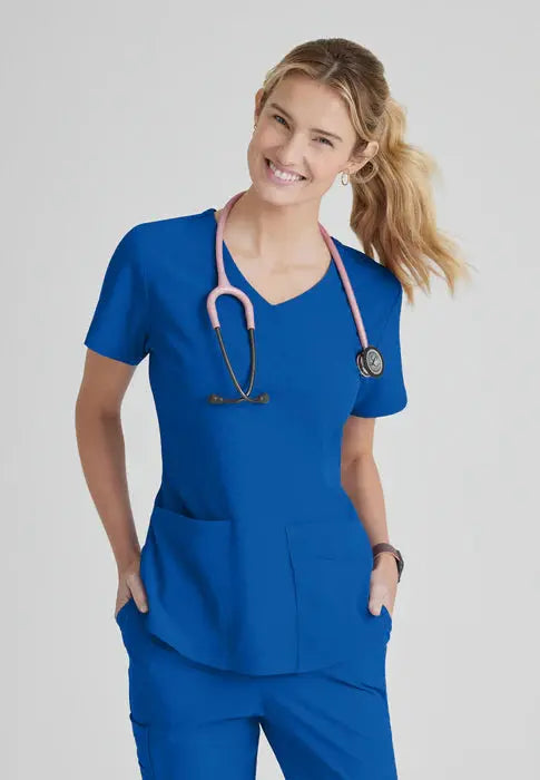 Skechers by Barco Women's Breeze 3-Pocket Scrub Top SK101*